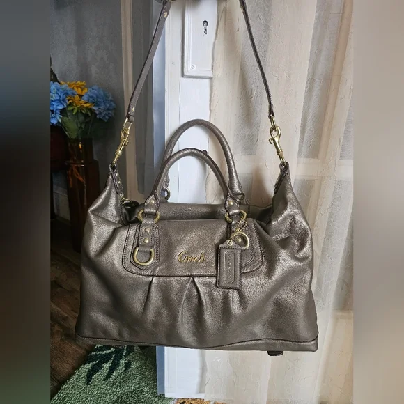 Coach Leather Satchel - Picture 8 of 16